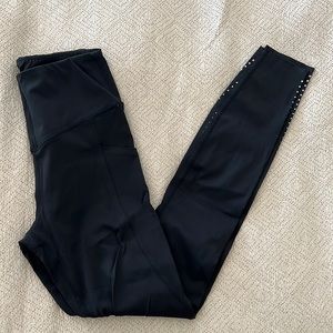 Varley Black Pocket Leggings Reflective